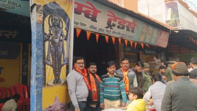 Photo of श्री राम लाल प्राण प्रतिष्ठा के अवसर पर नगर में जगह का भंडारे का हुआ आयोजन