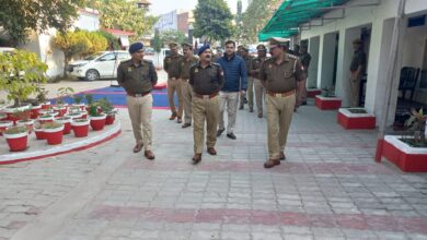 Photo of पुलिस अधीक्षक हरदोई द्वारा कोतवाली शहर का किया गया वार्षिक निरीक्षण