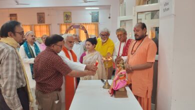 Photo of गीता शोध संस्थान में अठारह अध्याय-अठारह श्लोकों का संगीतमय गायन