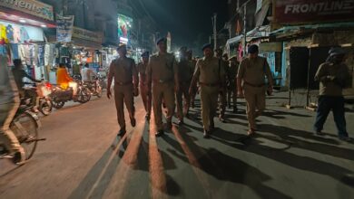 Photo of मैनपुरी पुलिस ने किया मुख्य मार्गो का निरिक्षण