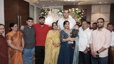 Photo of Amit Swami congratulates his friend The Great Khali on the arrival of his son