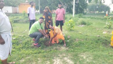 Photo of प्रकृति में संतुलन बनाए रखने के लिए तथा अपने आस-पास के वातावरण को स्वच्छ बनाएं रखने के लिए पेड़ पौधे लगाना बहुत जरूरी है ग्राम प्रधान प्रतिनिधि अनिल कुमार सिंह