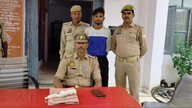 Photo of कुरावली पुलिस ने युवक को तमंचा संग किया गिरफ्तार