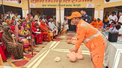 Photo of उप जिलाधिकारी की अध्यक्षता में सेनानी वाहिनी, राष्ट्रीय आपदा मोचन बल का जन-जागरूकता कार्यक्रम हुआ