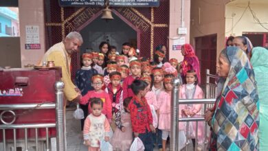 Photo of रजत जयंती देवकन्या पूजन कर मनाया गया  सेवा समर्पण दिवस