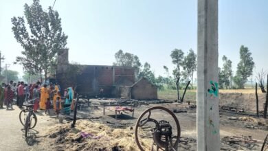 Photo of बिजुआ फजल नगर ग्रांट के गांव शंकरपुर में लगी आग सब कुछ खाक