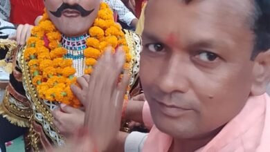 Photo of आज नगर छिबरामऊ में दशानन जी का किया गया  स्वागत