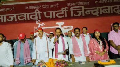 Photo of समाजवादी पार्टी के जिला कार्यालय पर समाजवादी पार्टी की मासिक बैठक सपा जिलाध्यक्ष तनवीर खां की अध्यक्षता में सम्पन्न