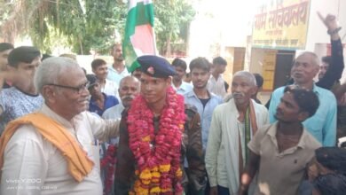 Photo of किसान का बेटा बना अग्निवीर गाँव में हुआ जोरदार स्वागत