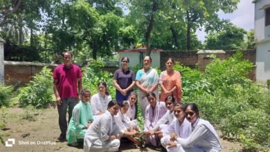 Photo of वृक्षारोपण की हरित क्रांति में उपनोडल बने कुँवर आर.सी. महिला महाविद्यालय