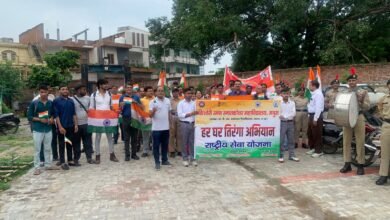 Photo of हर-घर तिरंगा अभियान में एनसीसी का योगदान, तिरंगा रैली बनी आकर्षण का केंद्र