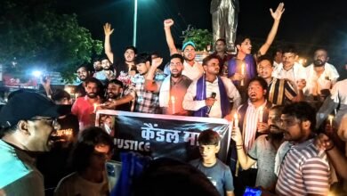 Photo of भिवानी हत्याकांड के विरोध में रेवाड़ी में भीम आर्मी का कैंडल मार्च