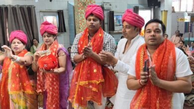 Photo of कृष्णानगर कॉलोनी की कार्तिक मास में प्रतिदिन की प्रभातफेरी के सप्तम दिवस