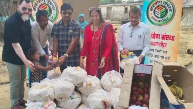 Photo of दीपावली का आगाज बुजुर्गों ब बच्चों के साथ , सहयोग संस्था
