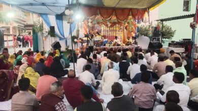 Photo of जनप्रिय पुवाया भाजपा विधायक श्री चेतराम जी के आवास पर चल रही श्रीमद् भागवत कथा महापुराण के सप्तम दिवस