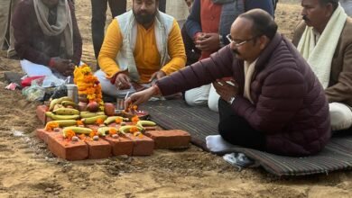 Photo of सांसद अरुण सागर ने विधायक के साथ कंबल वितरण कर ओपन जिम, खेल मैदान और गौशाला का किया भूमि पूजन