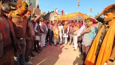Photo of विश्व हिंदू परिषद बजरंग दल शाहजीपुर महानगर द्वारा सामाजिक समरसता होली रंगोत्सव कार्यक्रम का भव्य आयोजन संपन्न हुआ