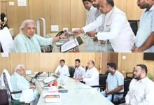 Photo of राज्यपाल आनंदीबेन पटेल से किसान कौशल मिश्रा की मुलाकात, काले आलू की खेती को लेकर हुई चर्चा