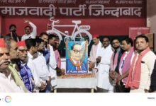 Photo of सपा ने पार्टी कार्यालय पर मनाई संविधान निर्माता की 135वीं जंयती