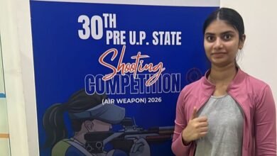 Photo of प्री-स्टेट शूटिंग प्रतियोगिता: महानगर अध्यक्ष सचिन बाथम की सुपुत्री ने प्रथम स्थान प्राप्त कर शगुन ने जीता गोल्ड मेडल , शाहजहाँपुर का नाम किया रोशन