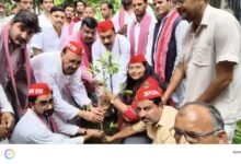 Photo of शाहजहांपुर में सपा ने वृक्षारोपण और मिठाई फल बांटकर मनाया राष्ट्रीय अध्यक्ष अखिलेश यादव का 53वां जन्मदिन