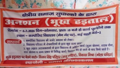 Photo of कानपुर बर्रा 2 वार्ड 51 नई बस्ती स्थित प्राइमरी स्कूल में गंदगी और जर्जर विद्यालयों को लेकर अभिभावक बैठे भूख हड़ताल पर