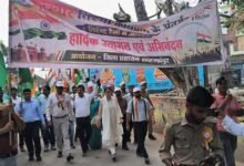 Photo of शाहजहांपुर में डीएम की अगुवाई में निकली भव्य तिरंगा रैली, उमड़ा जनसैलाब