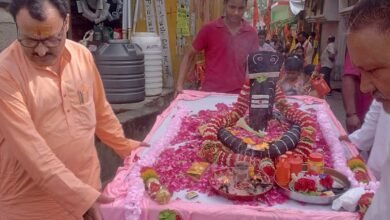 Photo of नन्हे-मुन्नों की कांवड़ यात्रा का जगह-जगह हुआ स्वागत