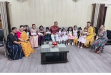 Photo of ऑल सेंट्स स्कूल के बच्चों ने डीएम धर्मेंद्र प्रताप सिंह को बांधी राखी